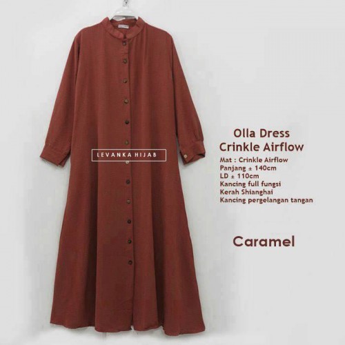 Olla-006 Olla Dress Crinkle Airflow